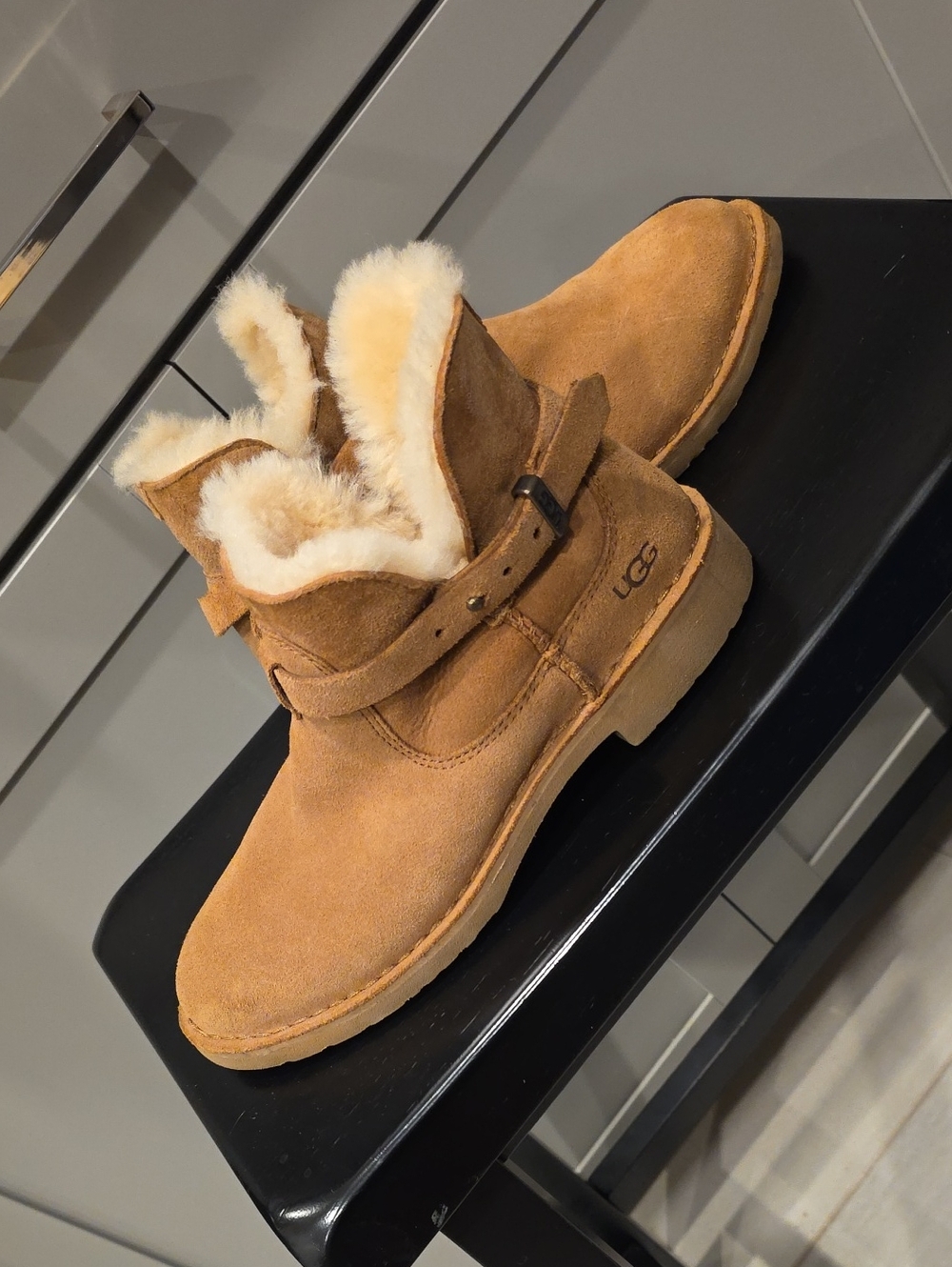 UGG Elisa Genuine Shearling Booties